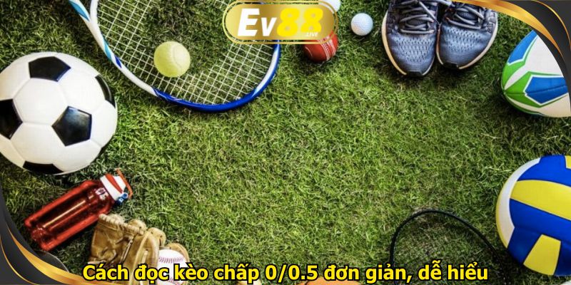 Cách đọc kèo chấp 0/0.5 đơn giản, dễ hiểu