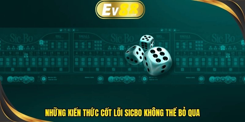 Những kiến thức cốt lõi Sicbo không thể bỏ qua